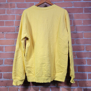 Vintage DC X Buttergoods Crewneck Swestshirt Adult Medium Yellow Skateboarding