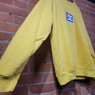 Vintage DC X Buttergoods Crewneck Swestshirt Adult Medium Yellow Skateboarding